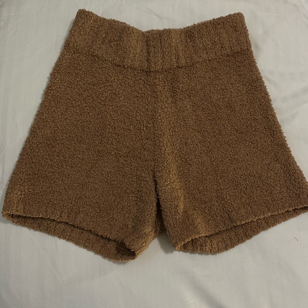 SKIMS High Waist Women Shorts - Brown
